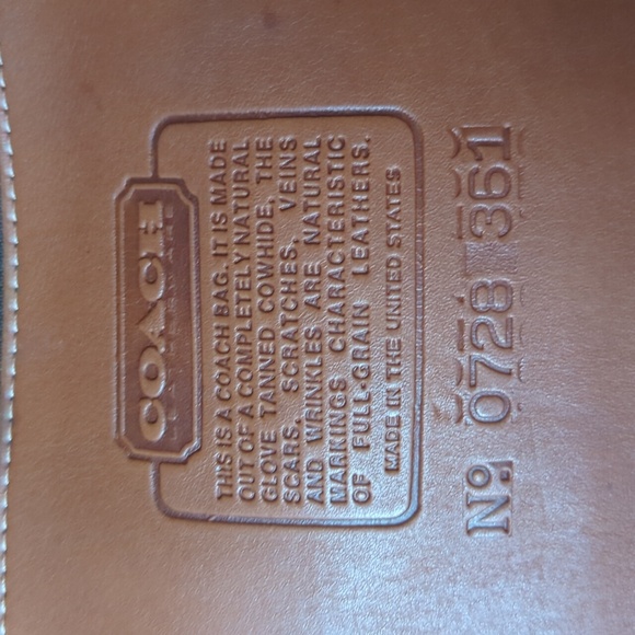 Coach Tan Leather Satchel - Picture 9 of 9
